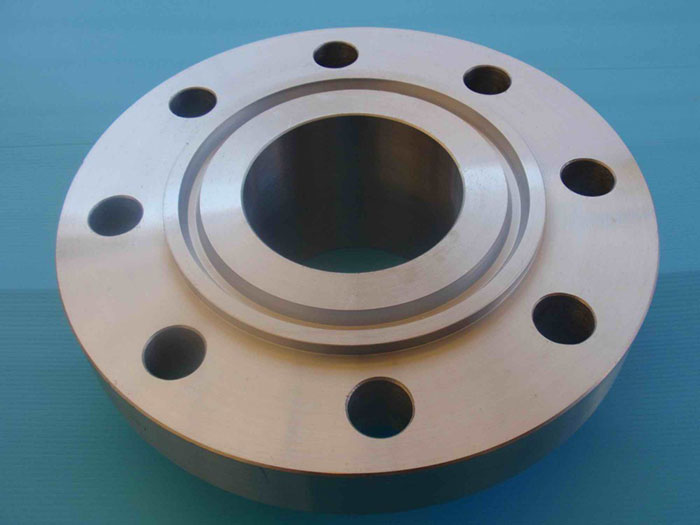 Lengüeta y ranura cara brida de aluminio